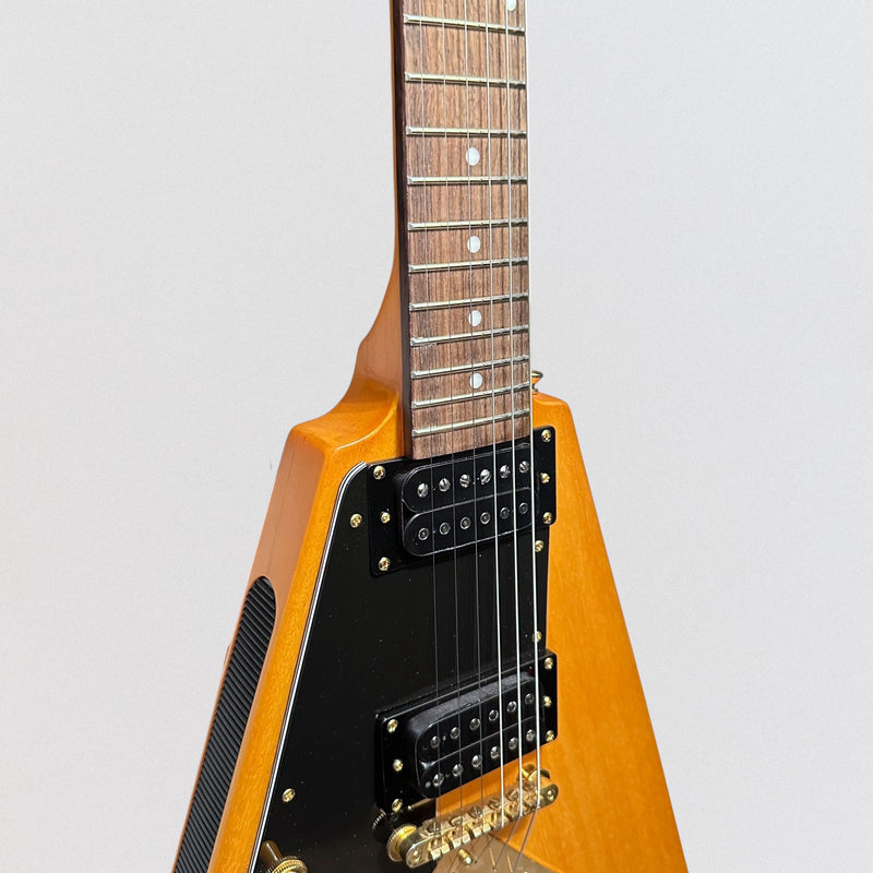 Epiphone 1958 Korina Flying V Left Handed Electric Guitar - Aged Natural