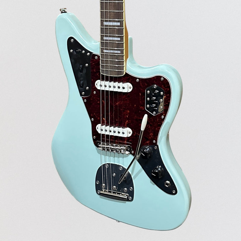 Fender Squier Classic Vibe '70s Jaguar FSR Limited-Edition Electric Guitar - Daphne Blue