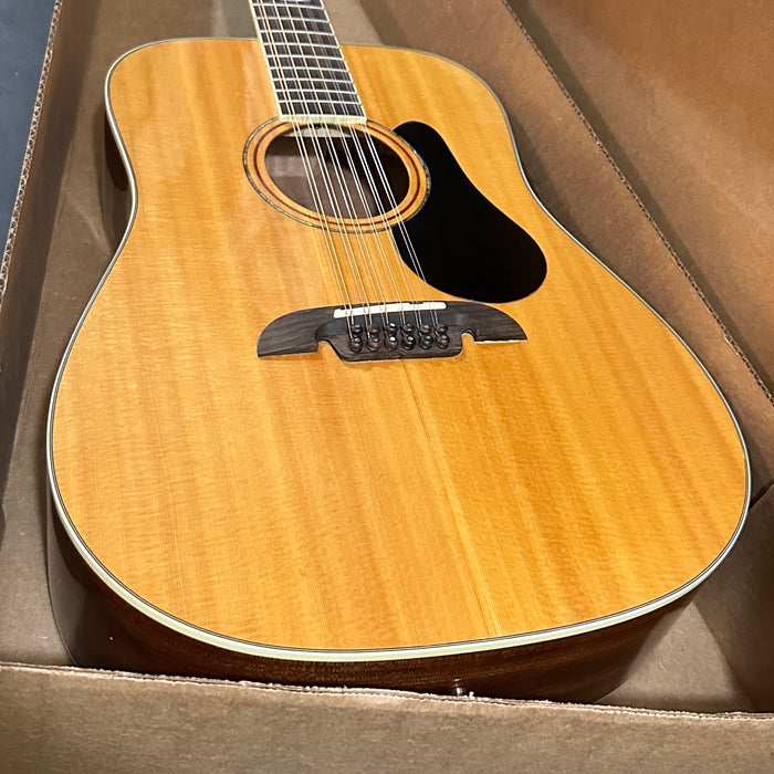 Alvarez AD60CE 12-String Dreadnought Acoustic-Electric Guitar - Natural