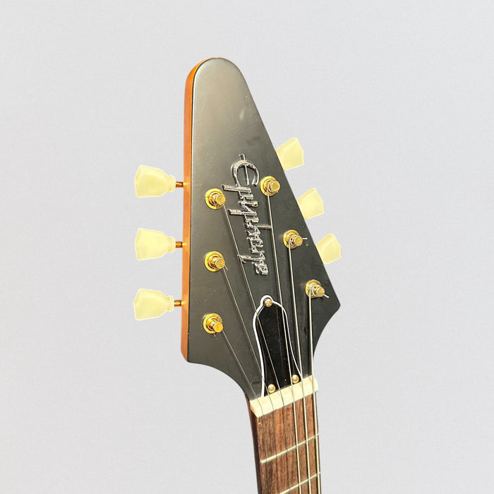 Epiphone 1958 Korina Flying V Outfit Electric Guitar - Aged Natural