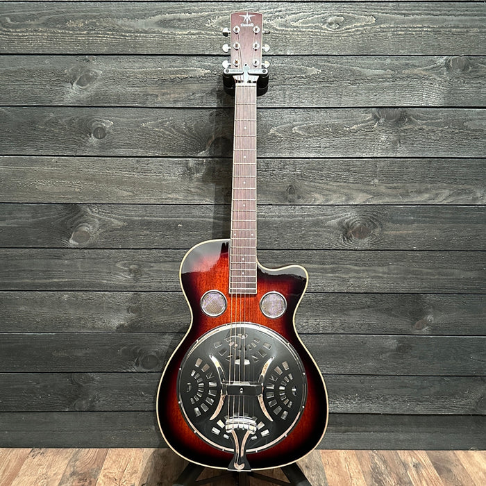 Danville RDL-70C Resonator Cutaway Acoustic Guitar Sunburst