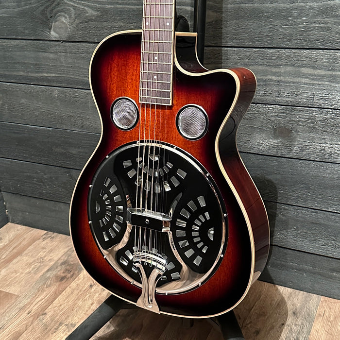 Danville RDL-70C Resonator Cutaway Acoustic Guitar - Sunburst