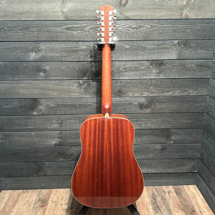 Alvarez AD60CE 12-String Dreadnought Acoustic-Electric Guitar - Natural