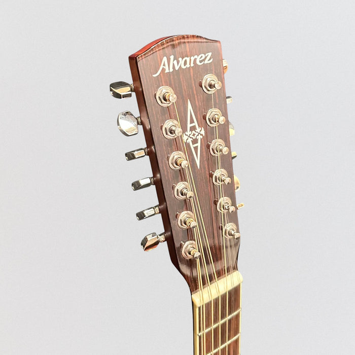 Alvarez AD60CE 12-String Dreadnought Acoustic-Electric Guitar - Natural