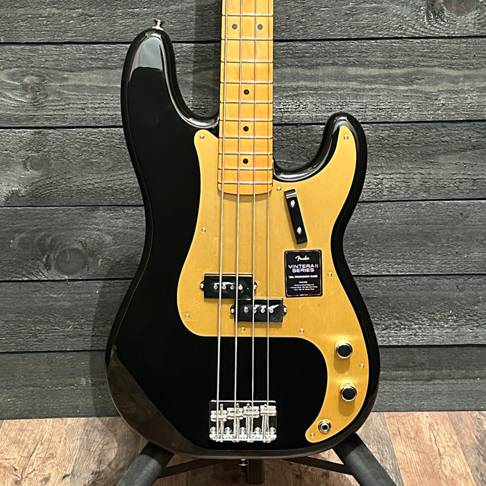 Fender Vintera II '50s Precision Bass 4 String Electric Bass Guitar -Black