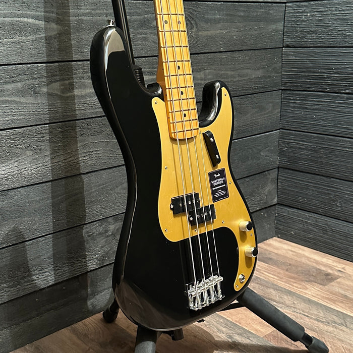 Fender Vintera II '50s Precision Bass 4 String Electric Bass Guitar -Black