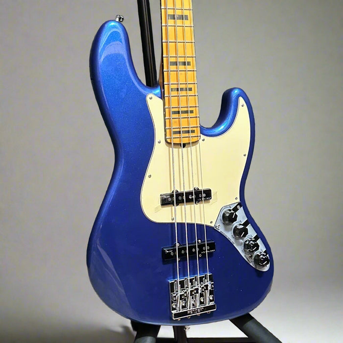 Fender American Ultra Jazz Bass 4 String Electric Bass Guitar 2024 - Cobra Blue