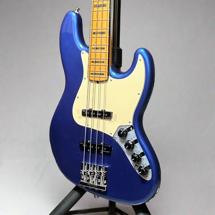 Fender American Ultra Jazz Bass 4 String Electric Bass Guitar 2024 - Cobra Blue