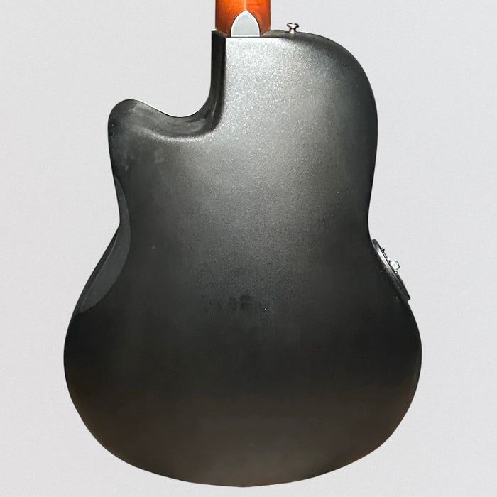 Ovation Celebrity Standard CS24C-5G Mid-depth Classical Acoustic Electric Guitar - Black