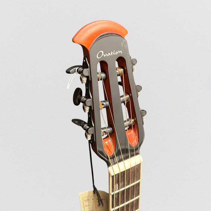 Ovation Celebrity Standard CS24C-5G Mid-depth Classical Acoustic Electric Guitar - Black