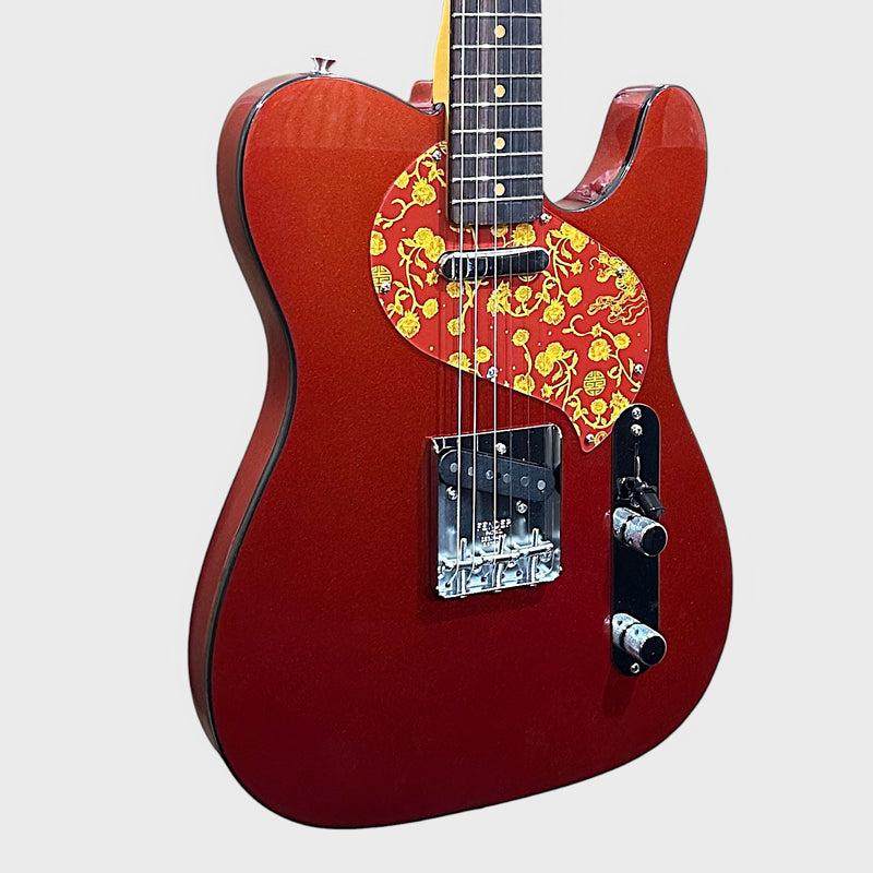 Fender Limited-Edition Raphael Saadiq Telecaster Electric Guitar - Dark Red Metallic