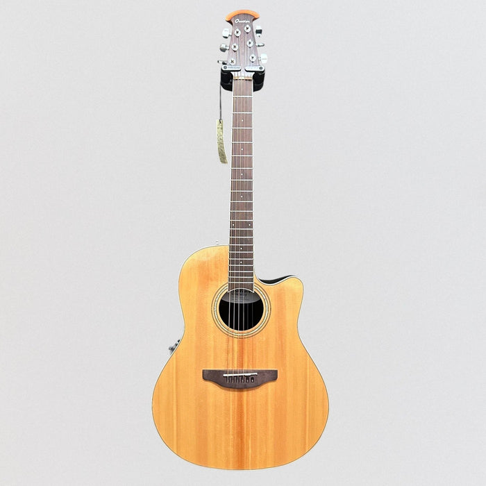 Ovation CS24 Celebrity Series Traditional Mid-Depth Acoustic-Electric Guitar Natural