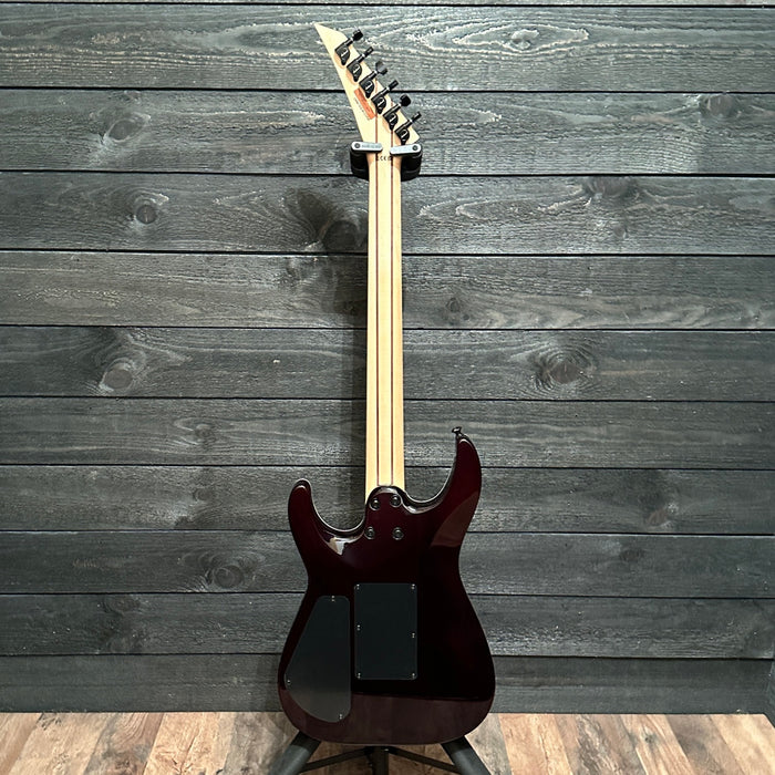 Jackson Pro Plus Series Dinky DKAQ Purple Electric Guitar