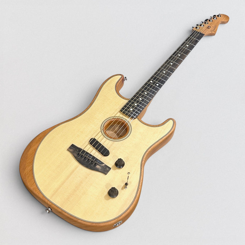 Fender American Acoustasonic Stratocaster USA Acoustic Electric Guitar - Natural