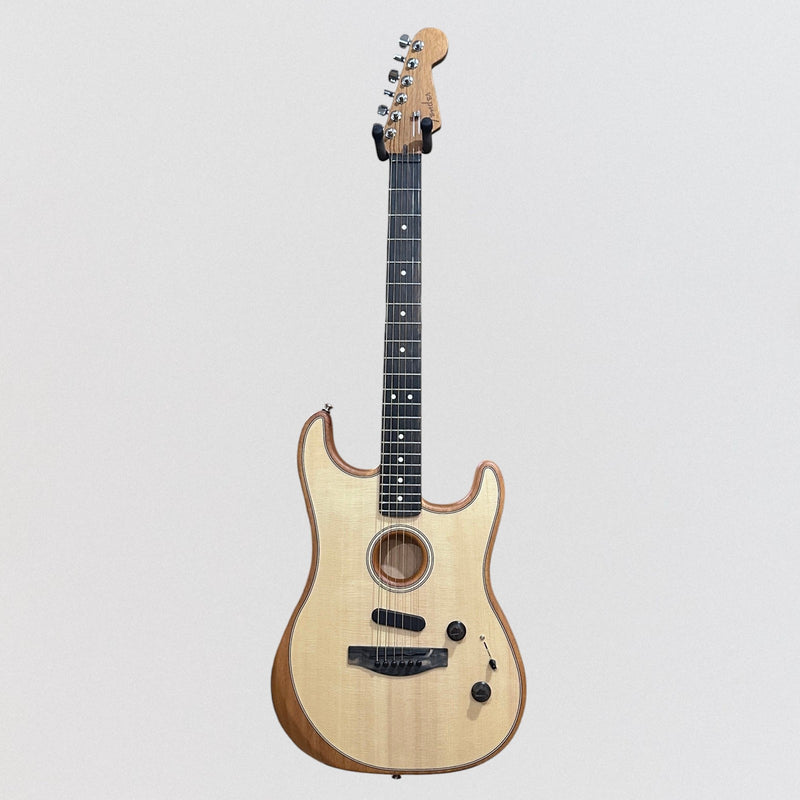 Fender American Acoustasonic Stratocaster USA Acoustic Electric Guitar - Natural