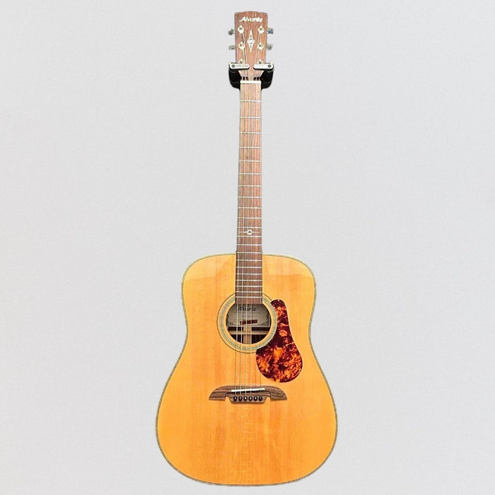 Alvarez MD70e Herringbone Dreadnought Acoustic-Electric Guitar - Natural