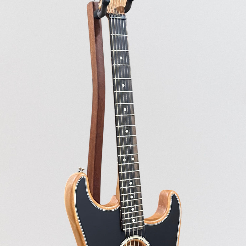 Fender American Acoustasonic Stratocaster USA Acoustic Electric Guitar - Black