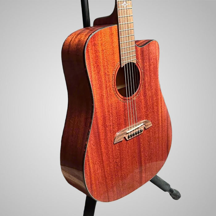 Alvarez MD66CE Mahogany Dreadnought Acoustic-Electric Guitar - Natural