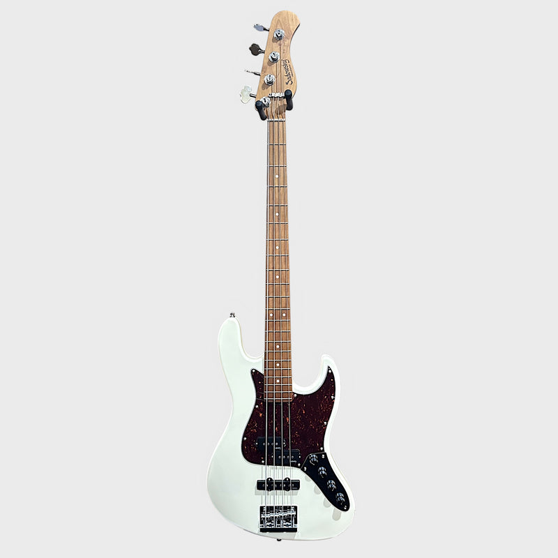 Sadowsky MetroExpress 21 Fret Hybrid PJ 4 String Maple Board Electric Bass Guitar - White