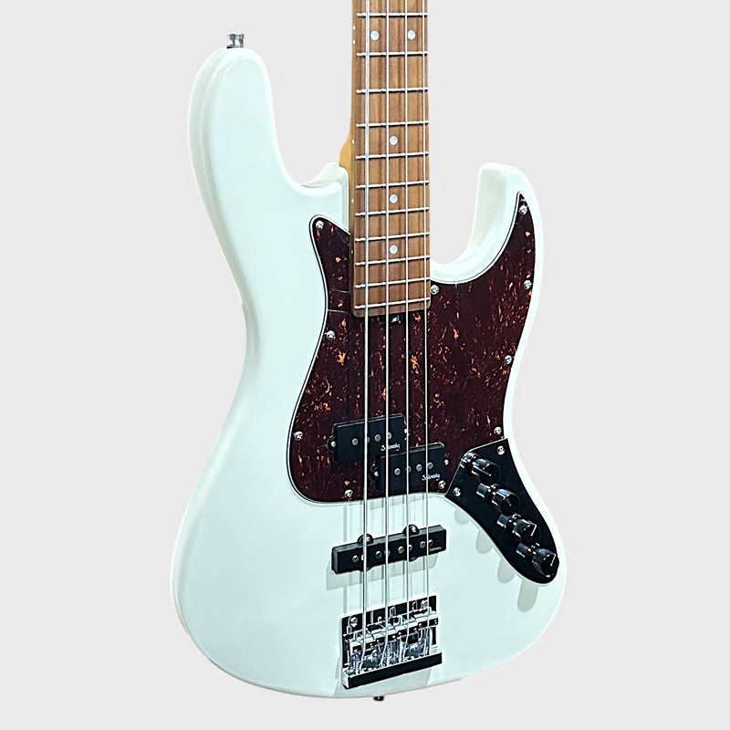 Sadowsky MetroExpress 21 Fret Hybrid PJ 4 String Maple Board Electric Bass Guitar - White