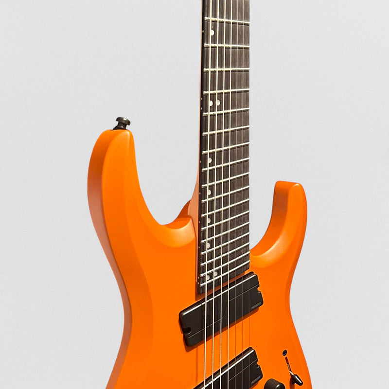 Jackson Pro Plus Dinky DK Modern HT7 MS 7-String Electric Guitar - Satin Orange Crush