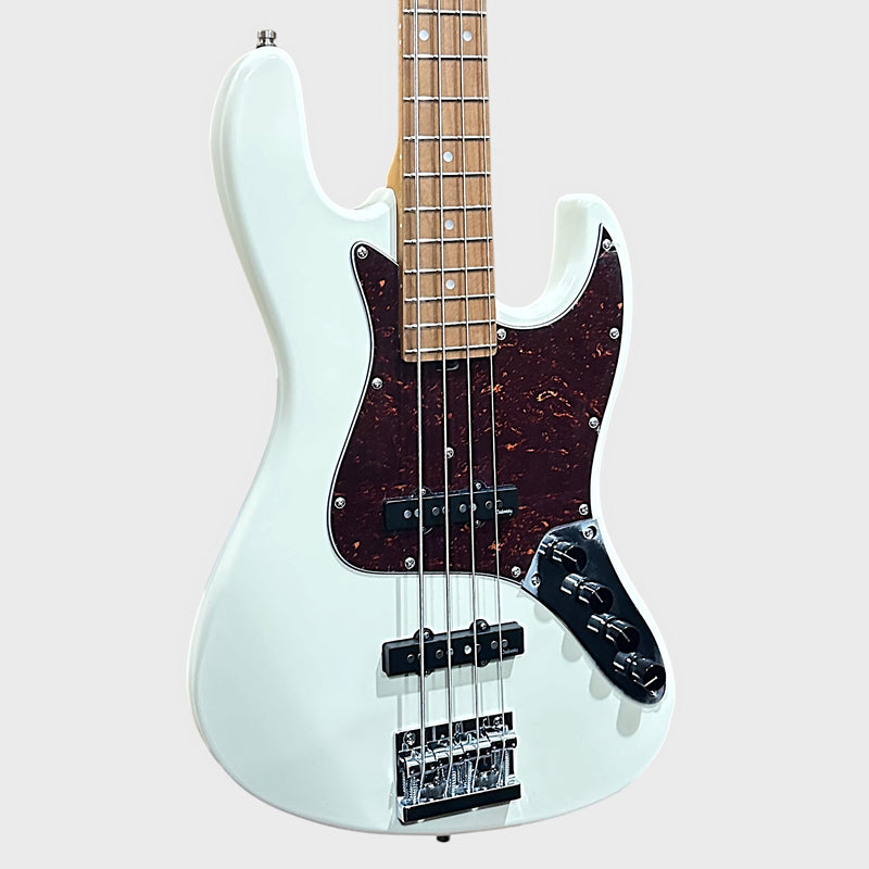Sadowsky MetroExpress 21 Fret Hybrid PJ 4 String Maple Board Electric Bass Guitar - White