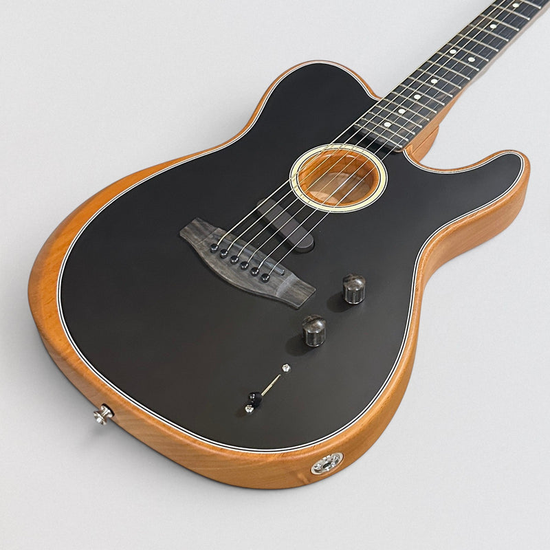 Fender American Acoustasonic Telecaster USA Acoustic Electric Guitar - Black