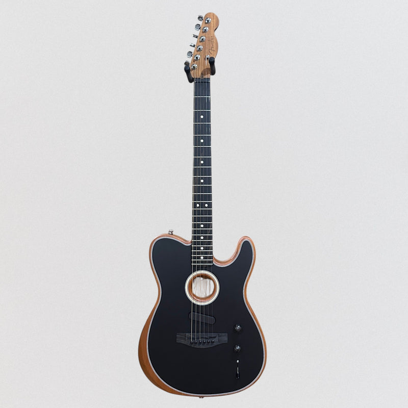 Fender American Acoustasonic Telecaster USA Acoustic Electric Guitar - Black