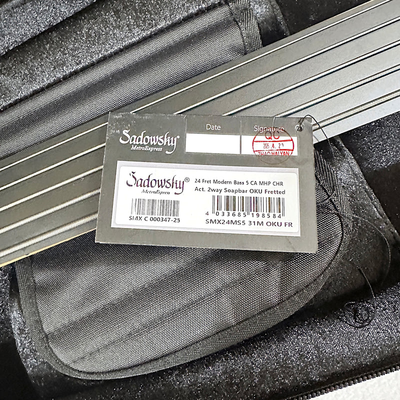 Sadowsky MetroExpress 21-Fret 5 String Vintage M Electric Bass Guitar - Candy Apple Red