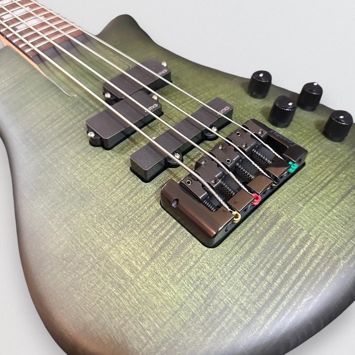 Spector Euro 4 LX Bolt-On 4 String Electric Bass Guitar w/ Bag - Haunted Moss