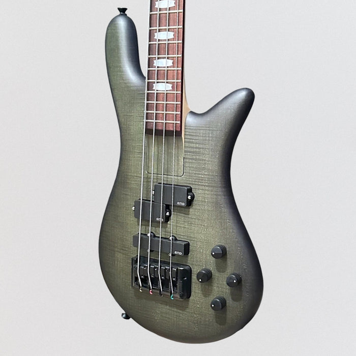 Spector Euro 4 LX Bolt-On 4 String Electric Bass Guitar w/ Bag - Haunted Moss