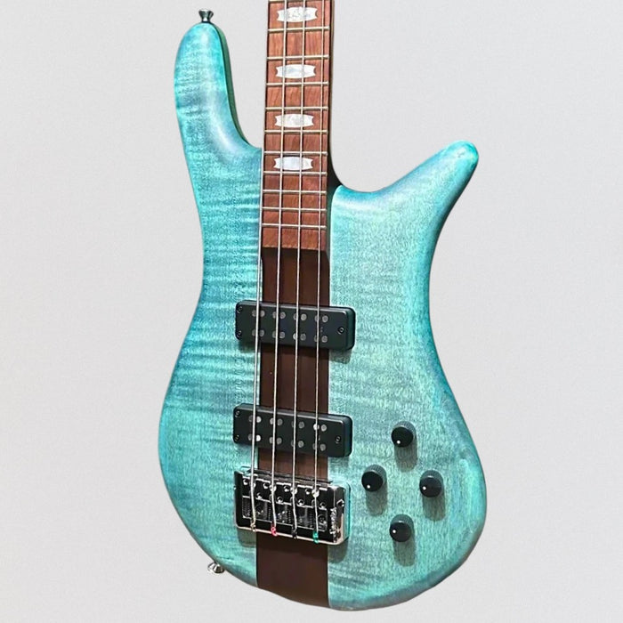Spector Euro 4 RST 4 String Electric Bass Guitar w/ Bag - Turquoise Tide Matte