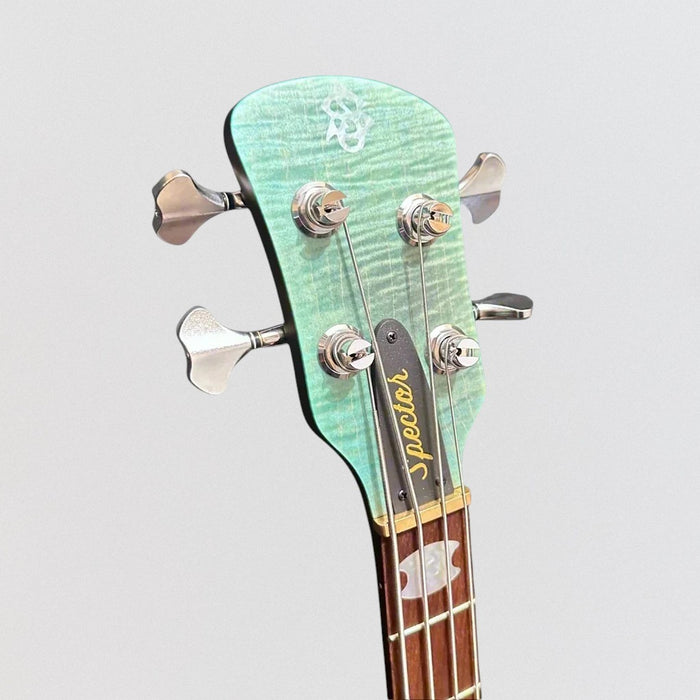 Spector Euro 4 RST 4 String Electric Bass Guitar w/ Bag - Turquoise Tide Matte