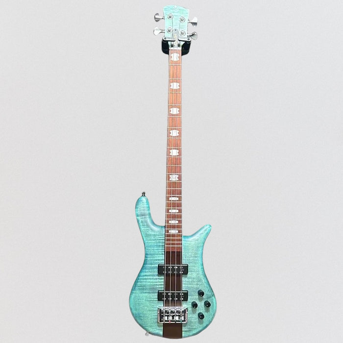 Spector Euro 4 RST 4 String Electric Bass Guitar w/ Bag - Turquoise Tide Matte