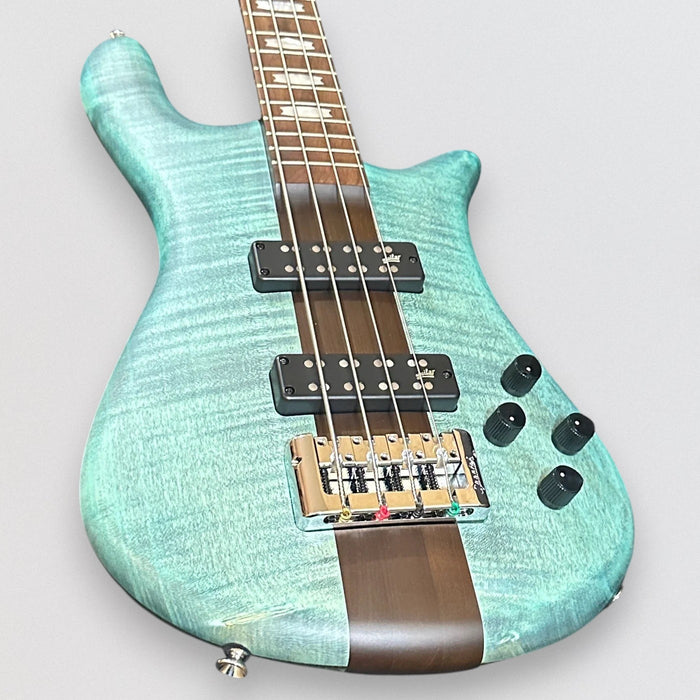 Spector Euro 4 RST 4 String Electric Bass Guitar w/ Bag - Turquoise Tide Matte
