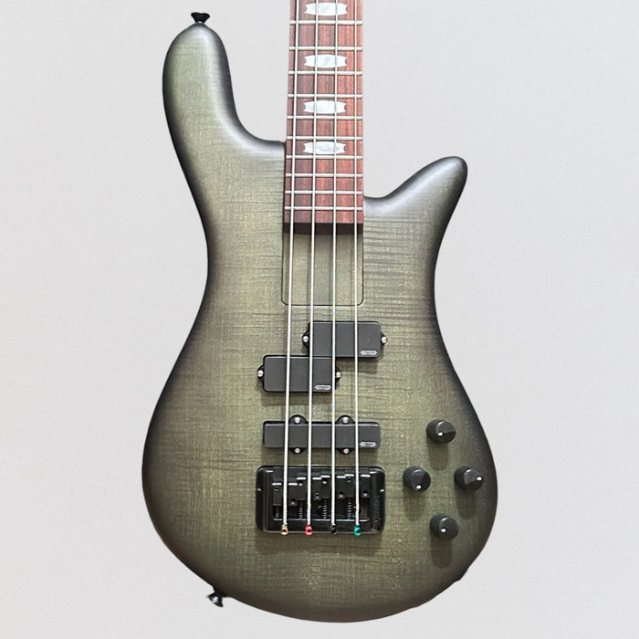 Spector Euro 4 LX Bolt-On 4 String Electric Bass Guitar w/ Bag - Haunted Moss