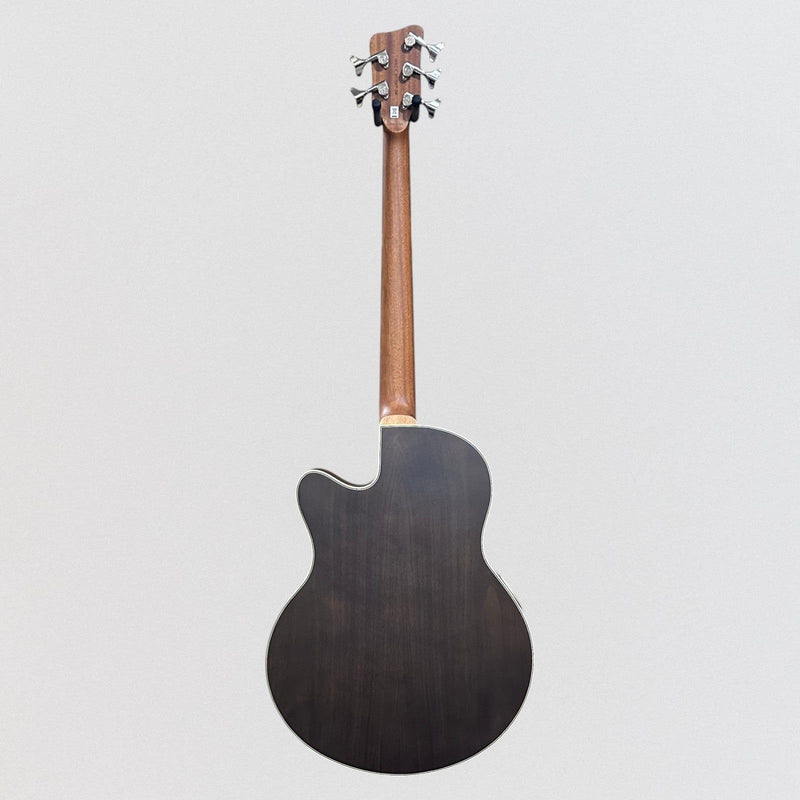 Warwick RockBass Alien Deluxe Thinline Hybrid 5 String Fretless Acoustic Electric Bass Guitar - Natural