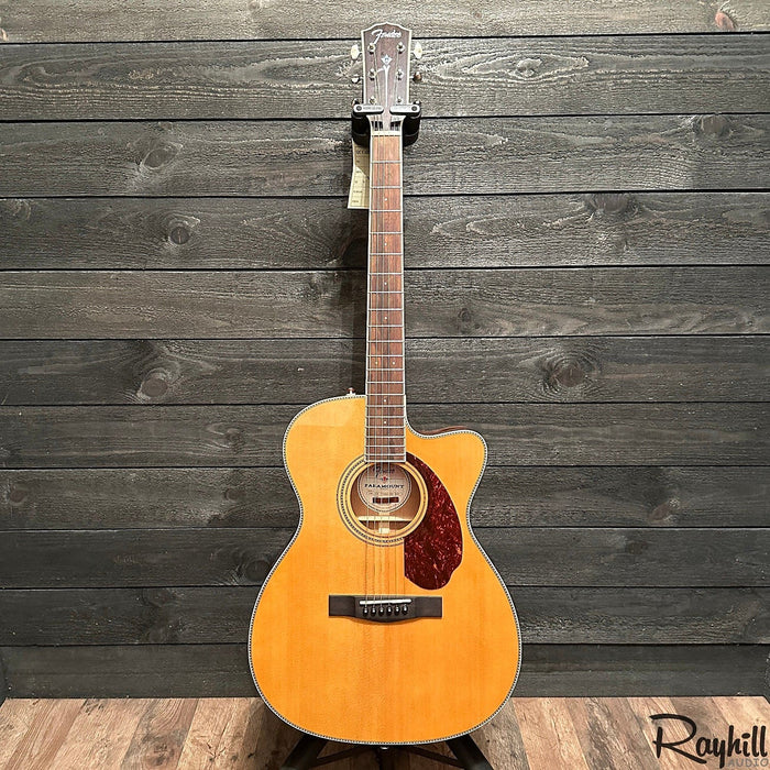 Fender PM-3CE Paramount Standard Triple-0 Acoustic Electric Guitar w/ Case