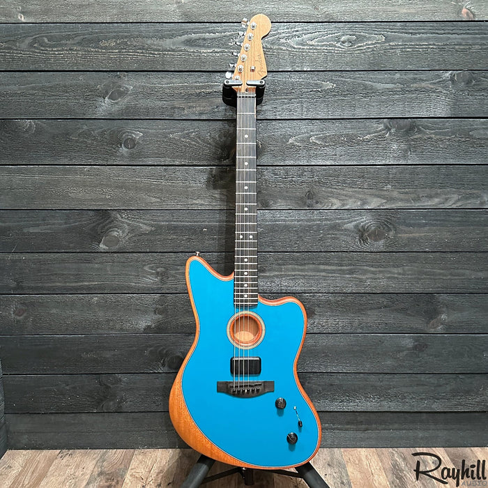 Fender American Acoustasonic Jazzmaster USA Acoustic Electric Guitar - Ocean Turquoise