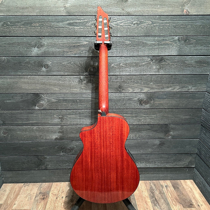Breedlove Solo Concert CE Nylon String Acoustic-Electric Guitar w/ Case - Edge Burst