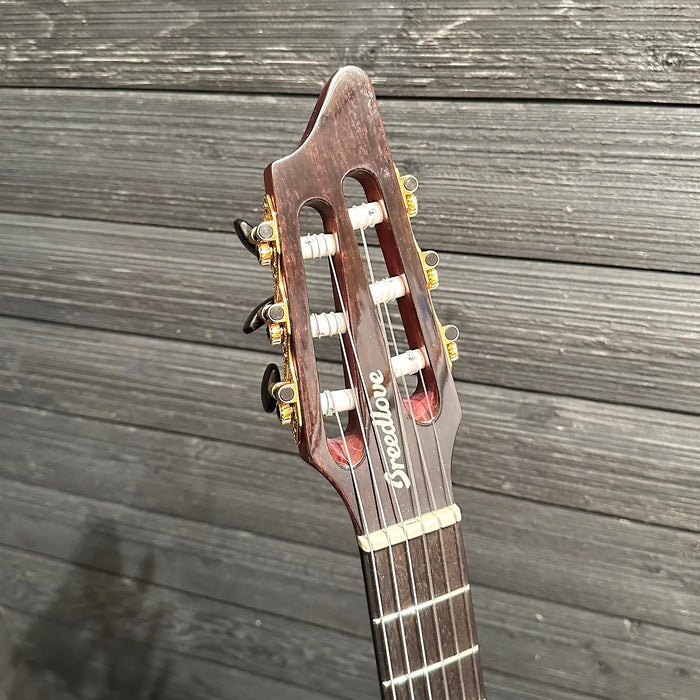 Breedlove Solo Concert CE Nylon String Acoustic-Electric Guitar w/ Case - Edge Burst
