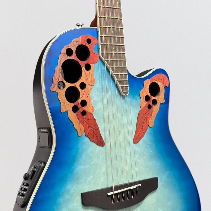 Ovation CE48P Celebrity Series Elite Plus Super Shallow Acoustic-Electric Guitar - Regal to Natural
