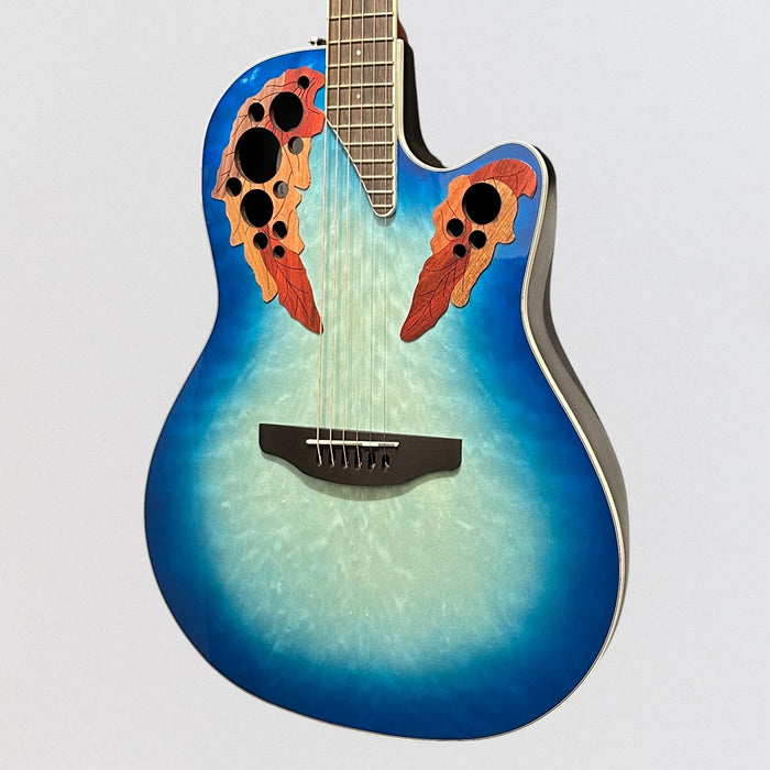 Ovation CE48P Celebrity Series Elite Plus Super Shallow Acoustic-Electric Guitar - Regal to Natural