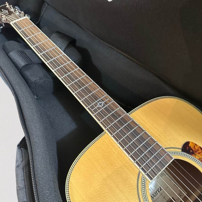 Alvarez MD60 Herringbone Dreadnought Acoustic Guitar - Natural