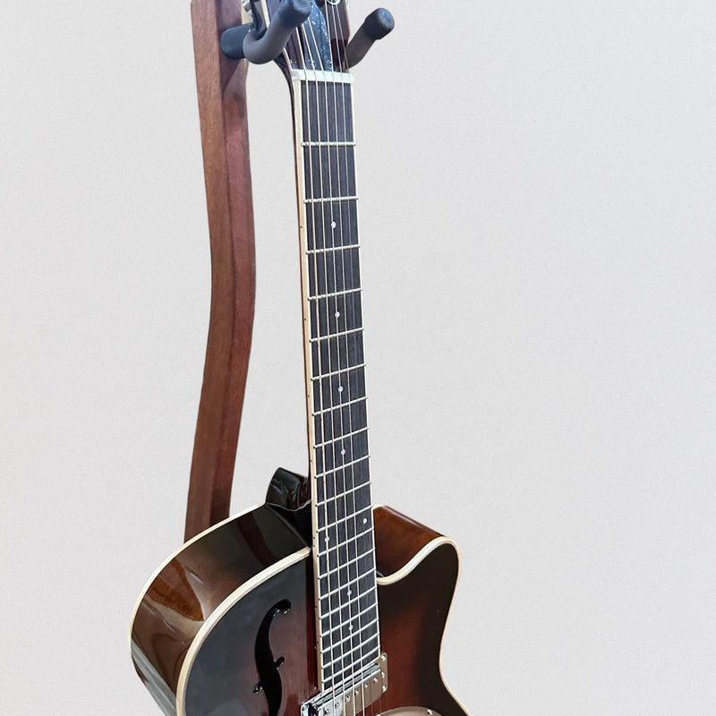 Danville RDL-70CEQ Electric Cutaway Resonator Acoustic Guitar - Sunburst