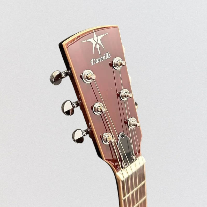 Danville RDL-70CEQ Electric Cutaway Resonator Acoustic Guitar - Sunburst