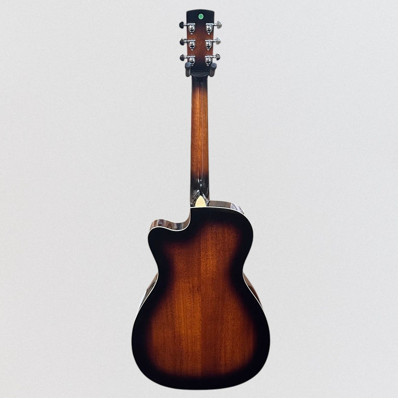 Danville RDL-70CEQ Electric Cutaway Resonator Acoustic Guitar - Sunburst