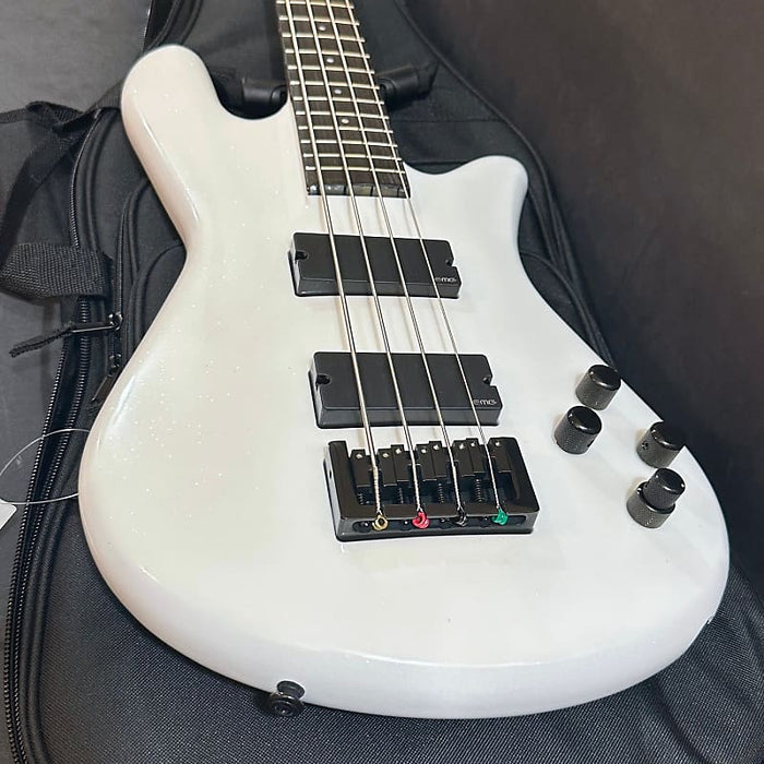 Spector NS Ethos 4 Four-String Electric Bass Guitar w/ Bag - White