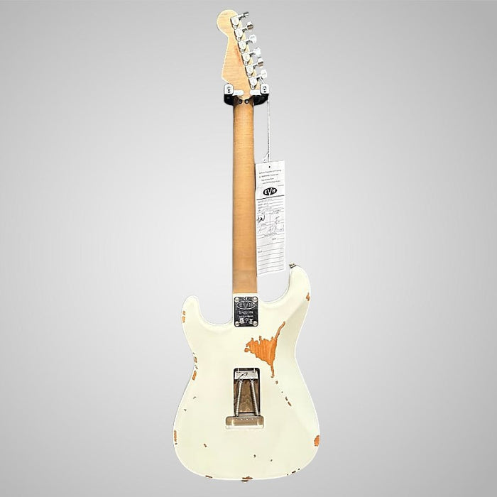 EVH Frankenstein "Frankie" Relic Electric Guitar - White