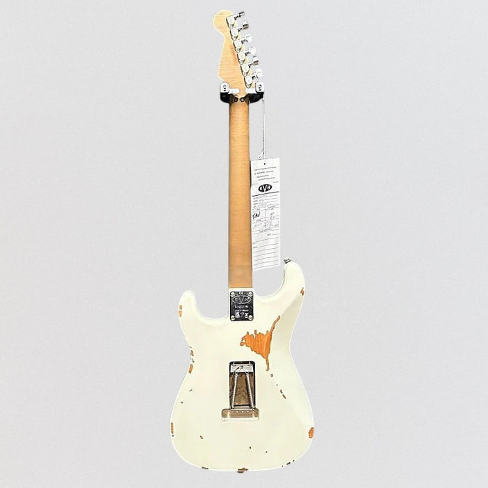 EVH Frankenstein "Frankie" Relic Electric Guitar - White